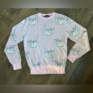 RipNDip “Falling for‎ Nermal” Knit Pullover Sweater sz S